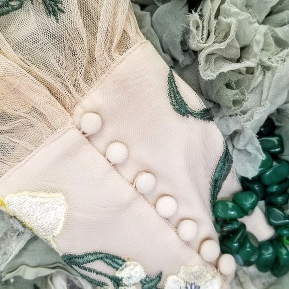 ASOS Blouson Sleeve Floral Dress 12 - Picture 9 of 16